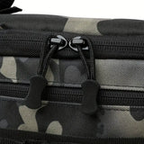 Tactical Camo Waist Bag: Water-Repellent Oxford, Multi-Compartment, Lightweight 0.25kg, Chest/Crossbody/Waist Carry – All-Scenario Essential/black