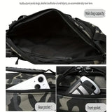 Tactical Camo Waist Bag: Water-Repellent Oxford, Multi-Compartment, Lightweight 0.25kg, Chest/Crossbody/Waist Carry – All-Scenario Essential/black