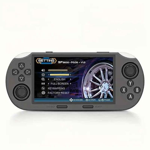 SF3000 64G Portable Handheld Game Console with IPS Screen Retro Video Game Console, Perfect as Adult Gift