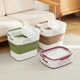Multi-functional Folding Laundry Basket: Hassle-free Storage, One Basket for All Your Clothes Sorting.dull grey