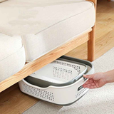 Multi-functional Folding Laundry Basket: Hassle-free Storage, One Basket for All Your Clothes Sorting.light brown