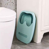 Foldable Foot Soak Tub: TPE Collapsible Deep Tub with Lid for Heat Retention, Foot Massage, Essential for Home Wellness and Relaxation.GREY