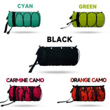 Cycling top tube bag, 2.4L large capacity holds all your small essentials, six reflective strips keep you safe during night rides, detachable for use as a crossbody bag, one bag for multiple uses./black