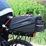 Ride and commute with one bag – waterproof, large capacity, and instantly converts to a shoulder bag.（Black messenger bag）