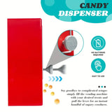 Retro Pull-Type Candy Dispenser, PS+PP Material, No Batteries Needed, Large Capacity Compatible with Various Candies, Fun Desktop Gift for Ages 6+