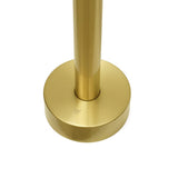 Darrahopens Furniture > Bathroom > Shower Heads & Screens Brushed Gold Bath Tub Mixer Tap Free Standing Faucet Filler Spout Hot Cold Water