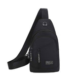 Waterproof Crossbody Sling Bag for Women and Men, Black Small Chest Backpack for Hiking Travel Camping In Australia - Darrahopens