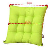 Red Chair Seat Cushion With Ties for Indoor Outdoor Patio Furniture Garden Home Office
