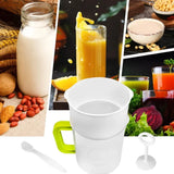 Soy Milk Juice Filter Nut Milk Bag Replacement, Reusable Food Strainer for Fruit Juice Yogurt and Nut Milk, 1.5 L