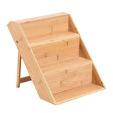 Bamboo Spice Rack Organizer, Space Saving Seasoning Cabinet Shelf for Kitchen Makeup and Spice Storage In Australia - Darrahopens