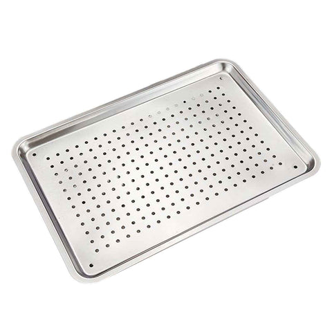 Stainless Steel Baking Sheet Tray, Perforated Cookie Pan and Food Serving Tray for Baking, 27 x 20 x 2.5 cm In Australia - Darrahopens