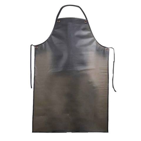 Black Waterproof PVC Apron, Heavy Duty Anti Corrosion Rubber Apron for Lab Cleaning Butcher and Barbecue, 80 x 55 cm In Australia - Darrahopens