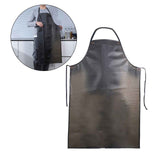 Black Waterproof PVC Apron, Heavy Duty Anti Corrosion Rubber Apron for Lab Cleaning Butcher and Barbecue, 80 x 55 cm In Australia - Darrahopens