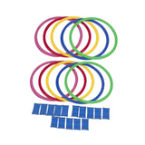 10 Pieces Agility Training Rings, Footwork Hopscotch Toy and Sensory Sports Equipment for Kids, 28 cm