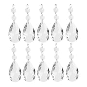 20 Pcs Clear Crystal Chandelier Prism Pendants, Hanging Ball Pendants Made of Glass, 38 mm