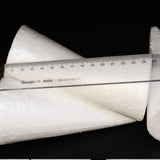 30 Pack Polystyrene Craft Foam Cones, Smooth Foam for Sculpture Modeling Crafts and Floral Arrangement, 70 to 150 mm