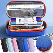 Large Capacity Pencil Case With Zipper, Durable Fabric Pen Organizer for Office and College Supplies In Australia - Darrahopens