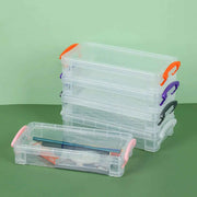 Large Capacity Clear Plastic Pencil Case With Snap Tight Lid, Crayon and Marker Storage Box In Australia - Darrahopens