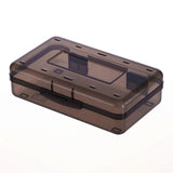 Large Capacity Clear Plastic Pencil Case With Snap Tight Lid, Crayon and Marker Storage Box