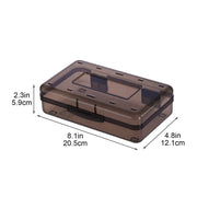 Large Capacity Clear Plastic Pencil Case With Snap Tight Lid, Crayon and Marker Storage Box In Australia - Darrahopens