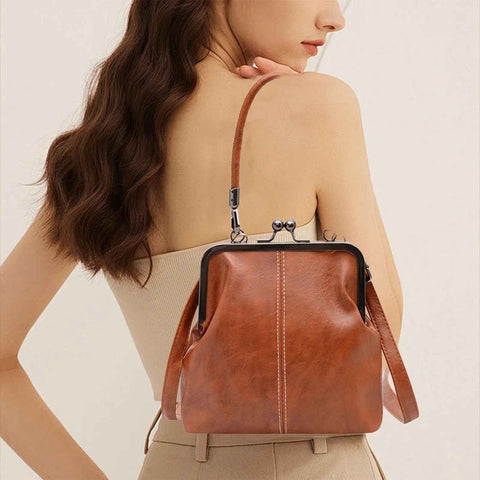 Soft Leather Crossbody Bag for Women, Multi Pocket Lightweight Shoulder Purse and Handbag In Australia - Darrahopens