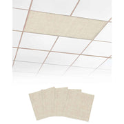10 Pack Magnetic Fluorescent Light Covers, Cream Decorative Classroom Ceiling Light Filter Panels for Office, 24 x 48 in In Australia - Darrahopens