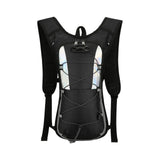 Lightweight Hydration Backpack, Polyester Water Pack With Padded Straps for Hiking Running Biking Climbing, 16.93 x 9.06 x 1.97 in