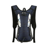 Lightweight Hydration Backpack, Polyester Water Pack With Padded Straps for Hiking Running Biking Climbing, 16.93 x 9.06 x 1.97 in