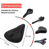Gel Bike Seat Cover, Soft Wider Silicone Bicycle Saddle Cushion Pad for Long Distance Riding In Australia - Darrahopens