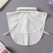 White Detachable Collar for Women, False Dickey Half Top Layering Accessory for Sweaters Shirts and Blouses, One Size In Australia - Darrahopens