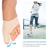 2 Pcs Toe Splint, Adjustable Big Toe Corrector Brace for Women and Men Day and Night Support
