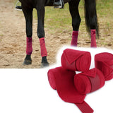 Sheep and Goat Leg Wraps, Polyester Equine Leg Bandages With Anti Slip Design for Training