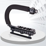 Handheld Camera Stabilizer U Grip, Lightweight Anti Skid Video Photo Grip With Cold Shoe Mount
