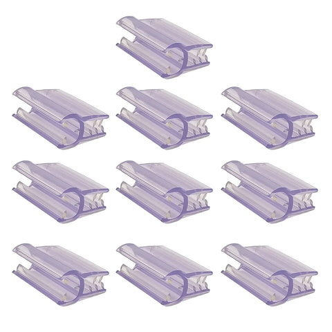 10 Pcs Gridwall Label Holder Clips, Merchandise Sign Display Holder Stands for Retail Display