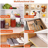 Non Adhesive Shelf Liner, Washable Waterproof Non Slip Cabinet Drawer Refrigerator Liner, 20 in x 35 ft