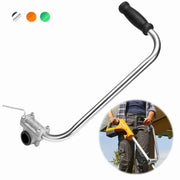 1 Pack Silver Ergonomic Trimmer Handle, Aluminum Weed Eater Auxiliary Grip for Lawn Care Comfort, 37 x 16 cm In Australia - Darrahopens
