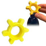 Easy Twist Bottle Cap Opener, Ergonomic Plastic Lid Remover for Seniors Weak Hands and Arthritis, Yellow In Australia - Darrahopens