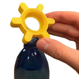 Easy Twist Bottle Cap Opener, Ergonomic Plastic Lid Remover for Seniors Weak Hands and Arthritis, Yellow In Australia - Darrahopens