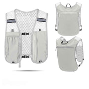 Grey Lightweight Running Vest for Women, Breathable Hydration Backpack for Hiking Running and Biking In Australia - Darrahopens