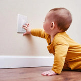 4 Pack White Wall Switch Guards, Childproof Light Switch Plate Covers for Lights and Circuits, Screws Excluded