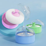 Large Body Powder Puff With Case, Empty Loose Powder Box and Cosmetic Powder Puff Container