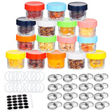16 Pack Glass Mason Jars With Regular Lids, Canning Jelly Jars for Baby Food Honey Jam Candles and Spices, 4 oz