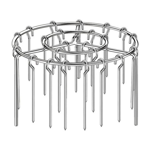 Stainless Steel Vertical Air Fryer Rack With Skewers, Barbecue Grill Stand for Home Oven Use