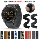 26mm 22mm  Nylon for Garmin Enduro 2/Fenix 6X 6 Pro 5X 5 Plus 7X 7/Epix Gen 2 Ultralight Smart Watch Band Bracelet H 26mm Fenix 6X 6XPro