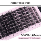 DIY Eyelash Extension Individual Cluster False Eyelashes Transplantation False