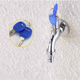 Anti-theft tap for outdoor use, anti-theft brass tap, lockable outdoor tap, for washing machine in the garden