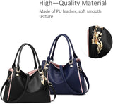 Hobo and Shoulder Bags for Women Fashion Handbags Large Tote Bag Ladies Shoulder Bag_MGF Black