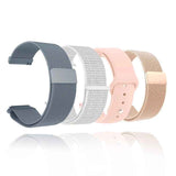 18mm 20mm 22mm Metal Bracelet for Garmin Vivoactive 3 4 4s Watch Band Venu 2 2s SQ Forerunner 645 Bracelet Silicone Loop Nylon Wrist Metal Rose Gold Metal Rose Gold For Garmin Venu SQ