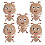 pcs Large Ant Balloons Animal Theme Balloons Ant Foil Balloons Cartoon Balloons Light Brown 75.00X48.00X4.00CM