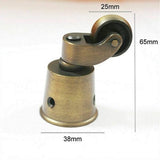 Darrahopens Furniture > Outdoor > Outdoor Furniture Accessories Set of 2 Brass Casters, High Load Capacity, Universal Furniture Casters (FMY)_YF